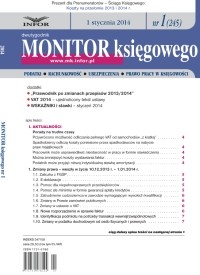 Monitor księgowego nr 1/2014 - PDF