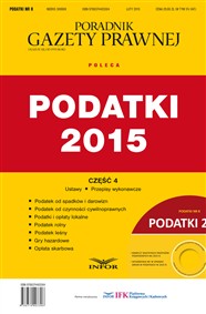 Podatki 2015 cz.4 – Podatki od spadków i darowizn, PCC, podatki i opłaty lokalne (książka + CD)