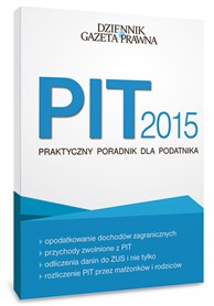 PIT 2015 Praktyczny poradnik dla podatnika (książka)