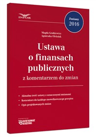 Ustawa o finansach publicznych z komentarzem do zmian (książka)