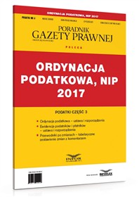 Podatki 2017 cz. 3 - Ordynacja podatkowa, NIP  2017