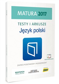 MATURA 2017  - testy i arkusze z języka polskiego z Dziennikiem Gazetą Prawną (książka)