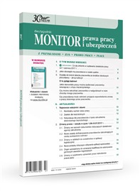 Monitor Prawa Pracy i Ubezpieczeń 18/2017