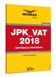 JPK VAT 2018 – Instrukcja wdrożenia (PDF)