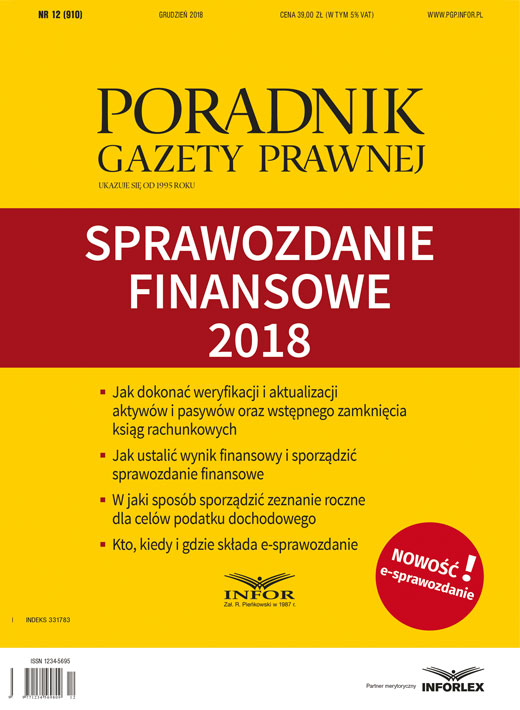 Dokumenty Finansowe W Samorządzie Sprawdzane Są Pod Względem Sprawozdanie finansowe w firmie (PDF) Księgarnia internetowa INFOR.pl