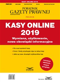 Podatki 2019 Kasy online 2019. Wymiana, użytkowanie, nowe obowiązki informacyjne (PDF)