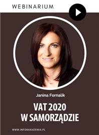 Webinarium: VAT 2020 w samorządach