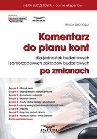 Komentarz do planu kont dla jednostek budżetowych po zmianach (książka)