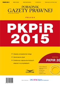 Podatkowa Księga Przychodów i Rozchodów 2015 (książka + CD)
