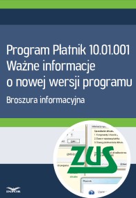 Program Płatnik 10.01.001 Broszura informacyjna (PDF)
