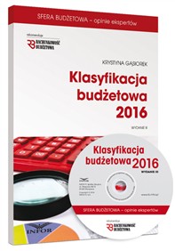 Klasyfikacja budżetowa 2016 III wydanie (książka + płyta CD)