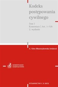 Kodeks postępowania cywilnego Tom 1 Komentarz do art. 1-729 Kodeks postępowania cywilnego Tom 1
