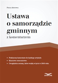 Ustawa o samorządzie gminnym z komentarzem (PDF)