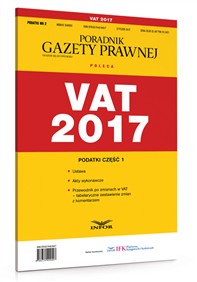 Podatki 2017 cz. 1 VAT 2017