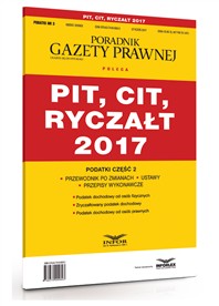 Podatki 2017 cz. 2 - PIT, CIT, ryczałt 2017 (książka)
