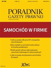 Poradnik Gazety Prawnej 6/17- Samochód w firmie (PDF)