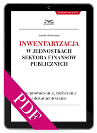 Inwentaryzacja w jednostkach sektora finansów publicznych - (PDF)