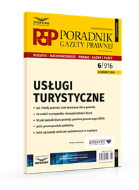 Usługi turystyczne. Poradnik Gazety Prawnej 6/2019
