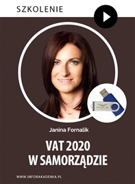 VAT 2020 w samorządzie – retransmisja webinarium na pendrivie 16 GB