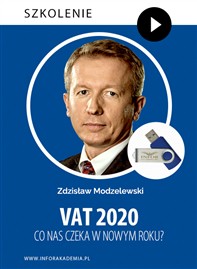 VAT 2020 - retransmisja webinarium na pendrivie 16 GB