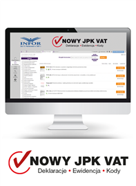 Druki INFOR – Nowy JPK_VAT - pakiet Duże Biuro