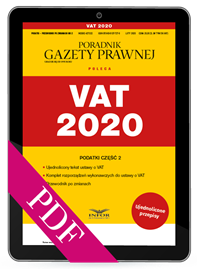 VAT 2020. Podatki część 2 (PDF)