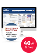 INFORLEX Klasyfikacja Budżetowa – program dla księgowych jednostek budżetowych