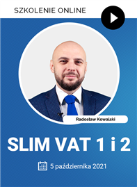 Szkolenie: SLIM VAT 1 i 2
