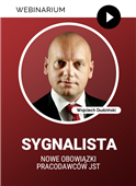 Webinarium: Sygnalista - nowe obowiązki pracodawców JST + Certyfikat gwarantowany + PREZENT