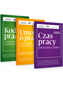 Komplet: Kodeks pracy + Czas pracy + Umowy o pracę