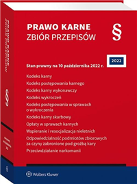 Kodeks karny. Kodeks postępowania karnego. Kodeks karny wykonawczy. Kodeks wykroczeń. Kodeks postępowania w sprawach o wykroczenia. Kodeks karny skarb