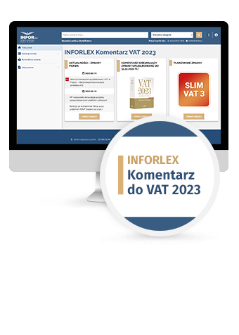 INFORLEX Komentarz VAT 2023 - serwis
