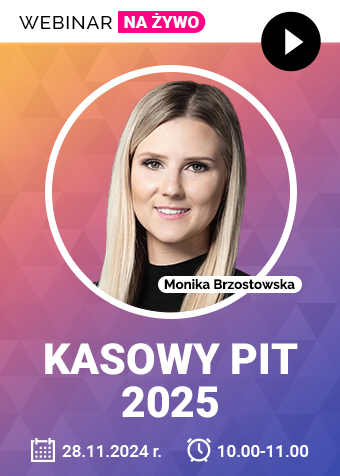 Webinar: Kasowy PIT 2025 + certyfikat gwarantowany