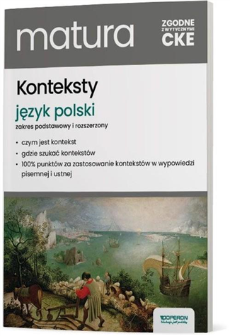 Konteksty Matura 2025 Język polski