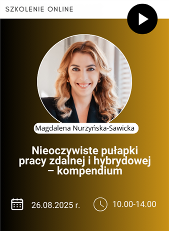 Szkolenie: Nieoczywiste pułapki pracy zdalnej i hybrydowej – kompendium