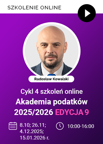 Akademia podatków 2025/2026 – Edycja 9