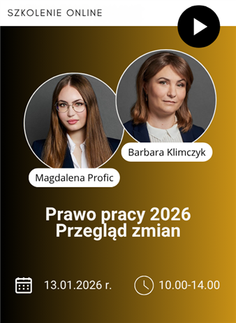 Szkolenie: Prawo pracy 2026 – przegląd najważniejszych zmian i strategii wdrożeniowych