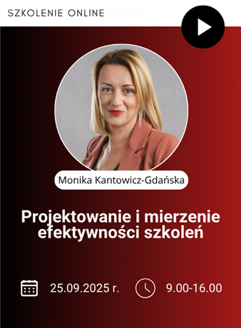 Szkolenie: Projektowanie i mierzenie efektywności szkoleń