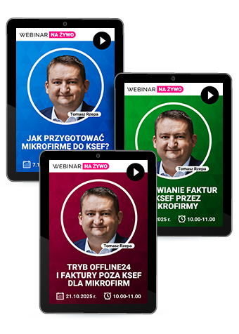 Pakiet webinarów: KSeF dla mikroprzedsiębiorców