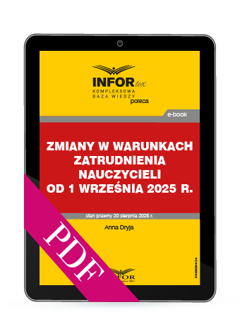 Zmiany w warunkach zatrudnienia nauczycieli od 1 września 2025 r. (PDF)