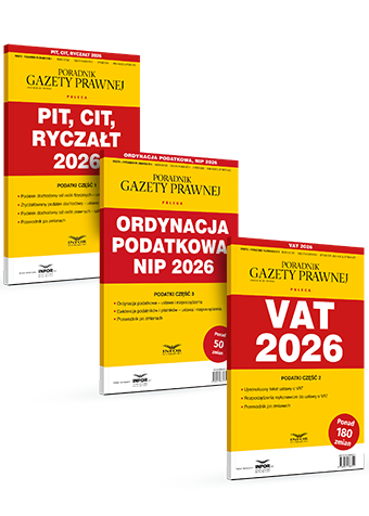 Komplet: VAT 2026 + PIT, CIT i Ryczałt ewidencjonowany 2026 + Ordynacja podatkowa, NIP 2026
