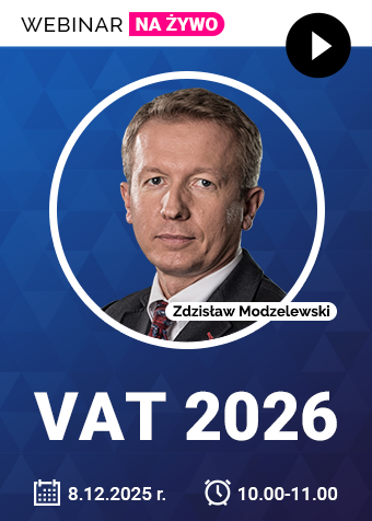 Webinar: VAT 2026 + certyfikat gwarantowany