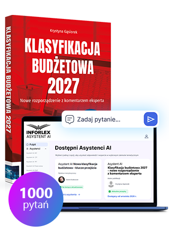 INFORLEX Klasyfikacja budżetowa 2027 – Pakiet PRO
