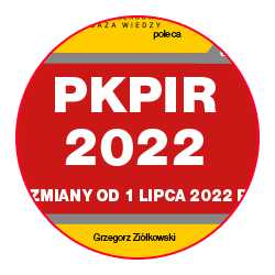 PKPiR 2022 po zmianach od 1 lipca 2022 r.